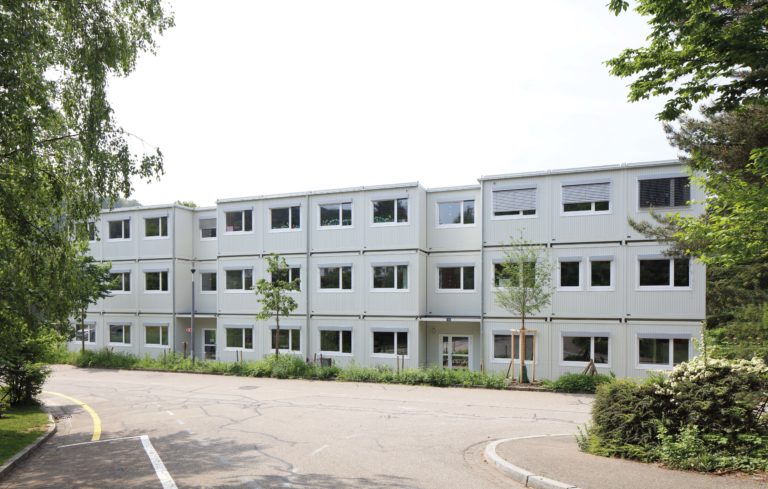 Interims-Gebäude erfüllt höchste Ansprüche