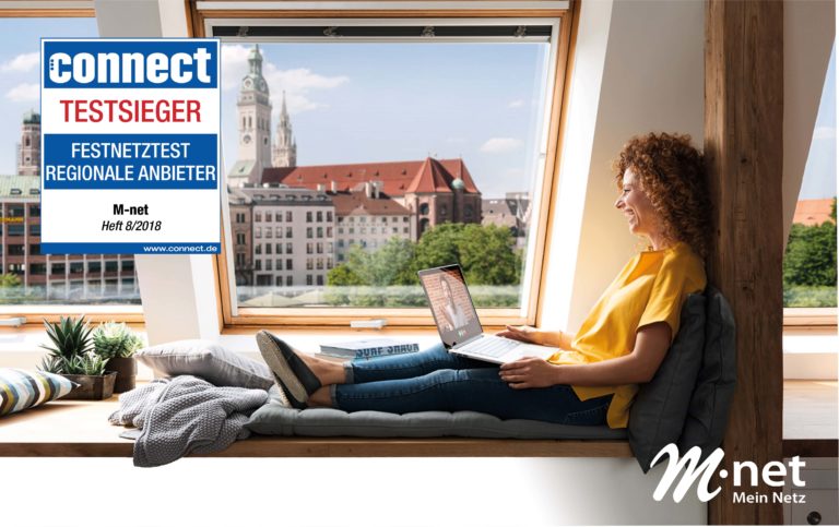 Hattrick im Connect-Festnetztest: M-net hat das beste Netz Deutschlands