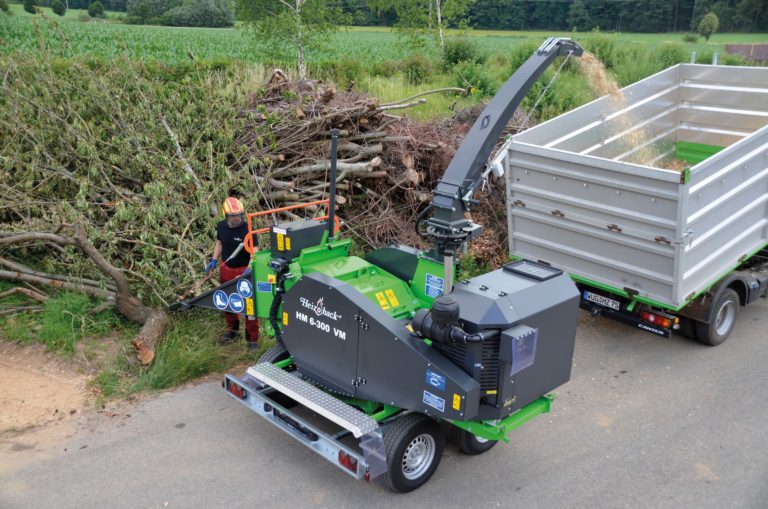 Hackguterzeugung für Holzheizungen