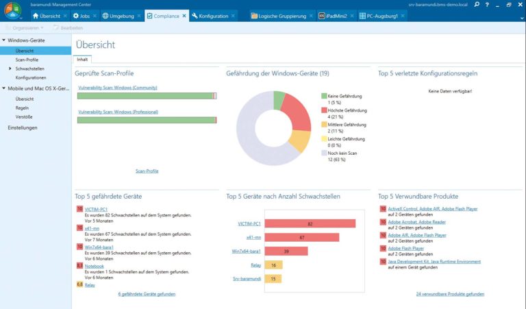 Januar/Februar: Baramundi Management Suite: Die IT sicher im Griff haben