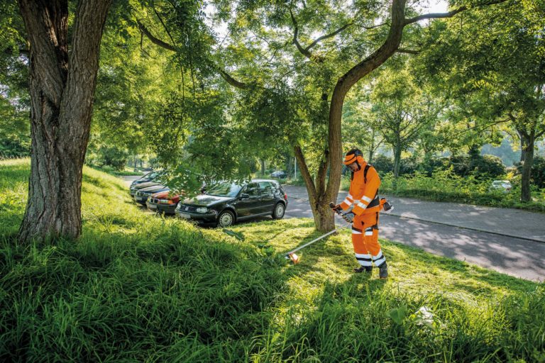 Grasschneider: Da gerät nichts ins Schleudern