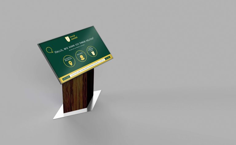 Besuchern Orientierung geben