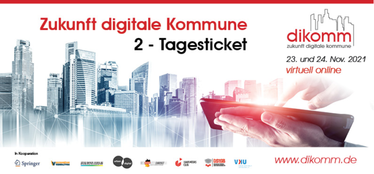 dikomm – Zukunft Digitale Kommune virtual vom 23.-24.11.2021