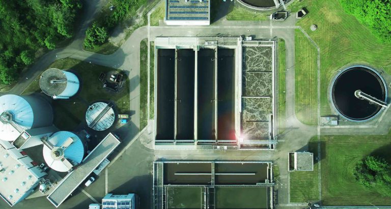 Kommunale Energie sparen durch effiziente Belüftung im Klärbecken