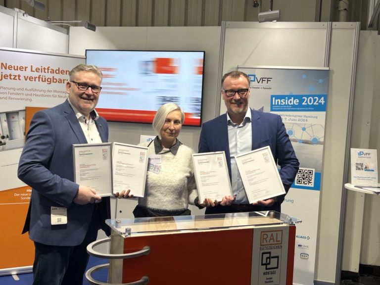 Vier weitere RAL gütegeprüfte Systeme