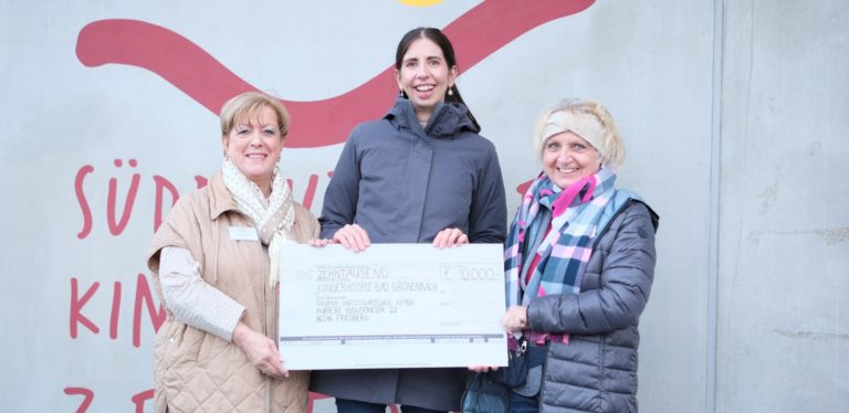 Vorzeitige Bescherung: Spende von GRUMA an das Kinderhospiz St. Nikolaus in Bad Grönenbach