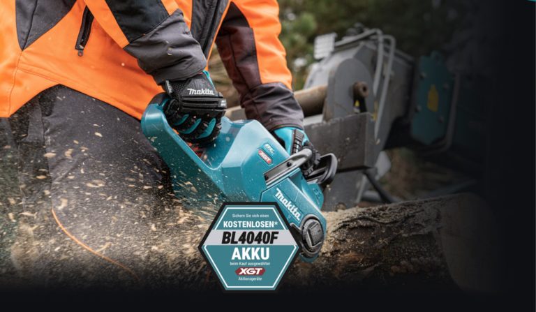Kraftvoll in die Gartensaison starten – mit der Makita XGT 40V max. Akku- Aktion!