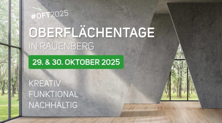 Oberflächentage 2025 – 29. & 30. Oktober in Rauenberg